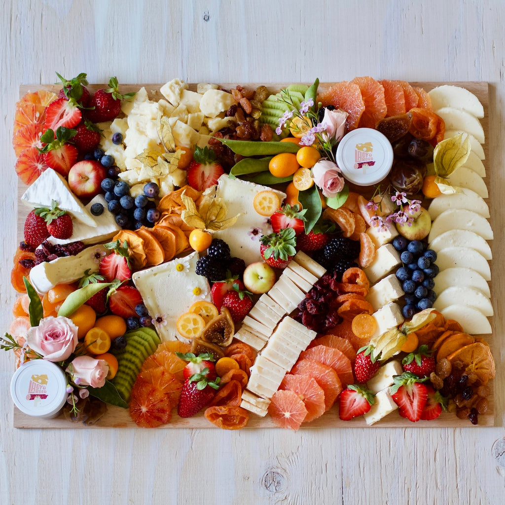 Lady & Larder Cheese & Farmers Market Fruit Board